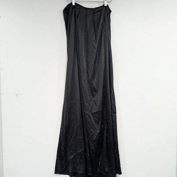 BNWT Hello Molly Catwalk Maxi Satin Dress Black Size 8 - Picture 2 of 7